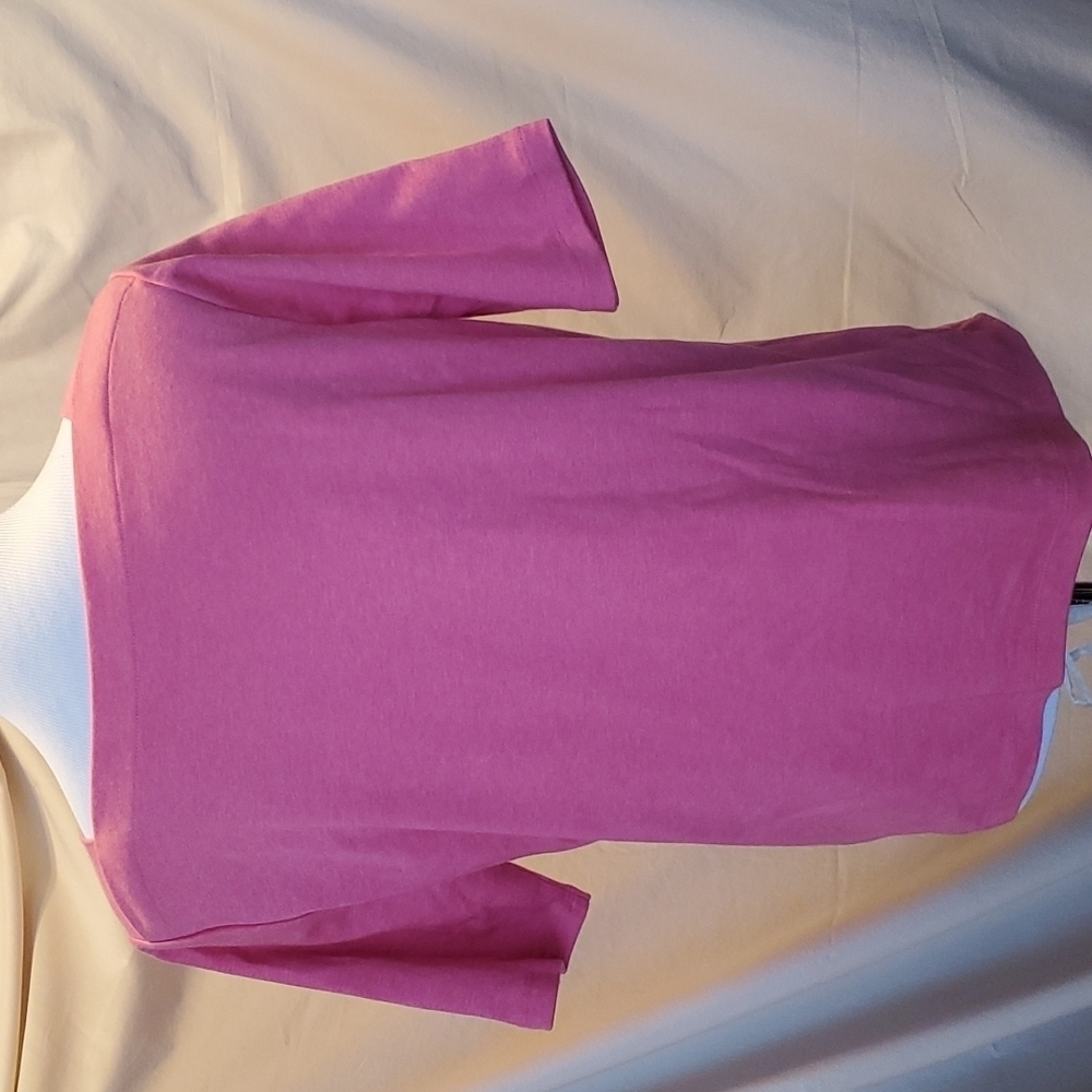 L.L. Bean Cotton Boatneck Top SZ MD - Picture 3 of 6